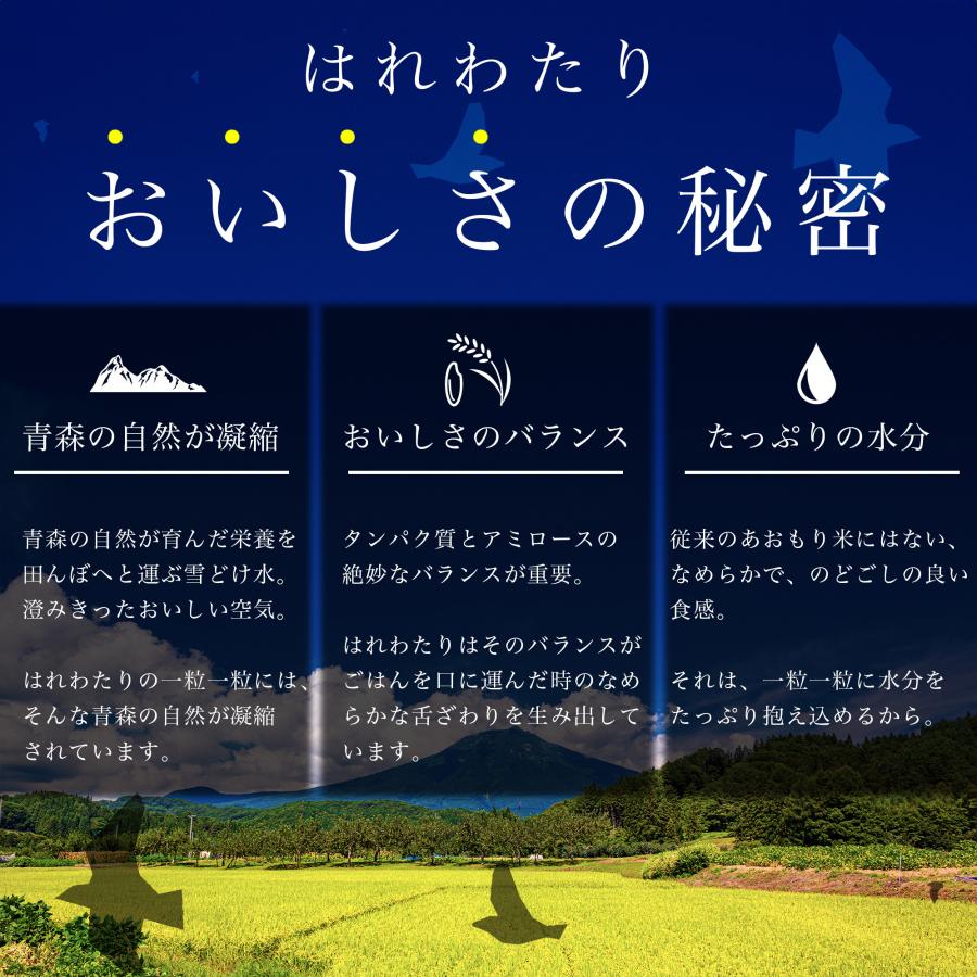 おこめ 米 お米 5kg 青森県産 はれわたり 白米 5キロ 令和5年産 5kg*1袋 精米 (5kg)｜triplestar2022｜03