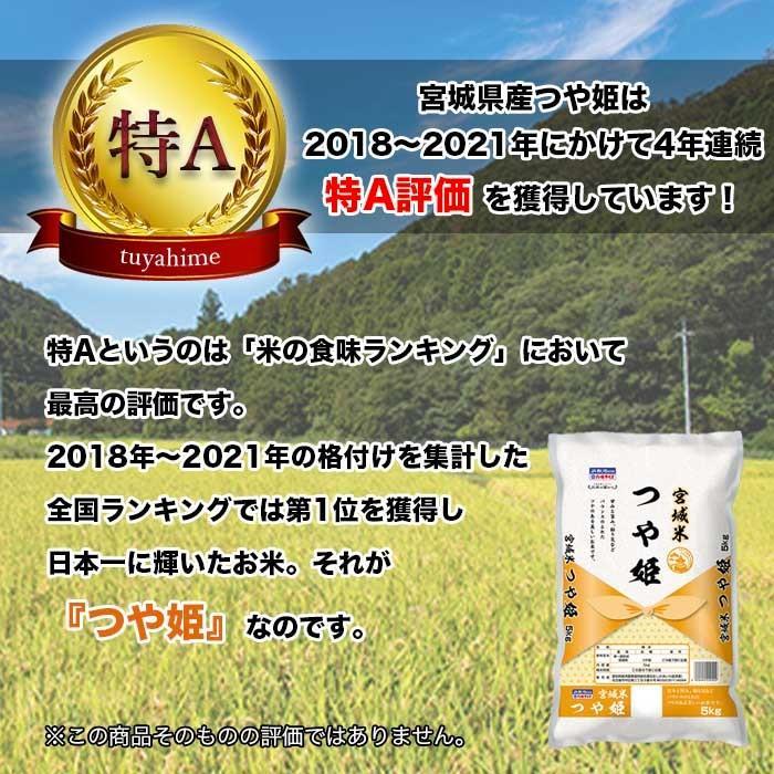 つや姫 10kg (5kg×2袋) 令和5年産 宮城県産 米 お米 白米 おこめ 精米 単一原料米 ブランド米 10キロ 送料無料 国内産 国産 ５キロ｜triplestar2022｜02