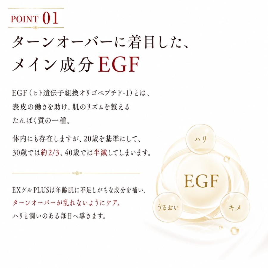 エポラーシェ インフィニータ EXゲルPLUS プラチナ新配合 EGF 無添加 エイジングケア |  | 05