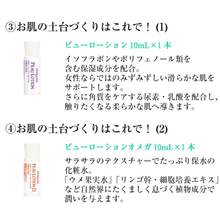 エポラーシェ トライアルセット 化粧品 お試し ポイント消化 無添加