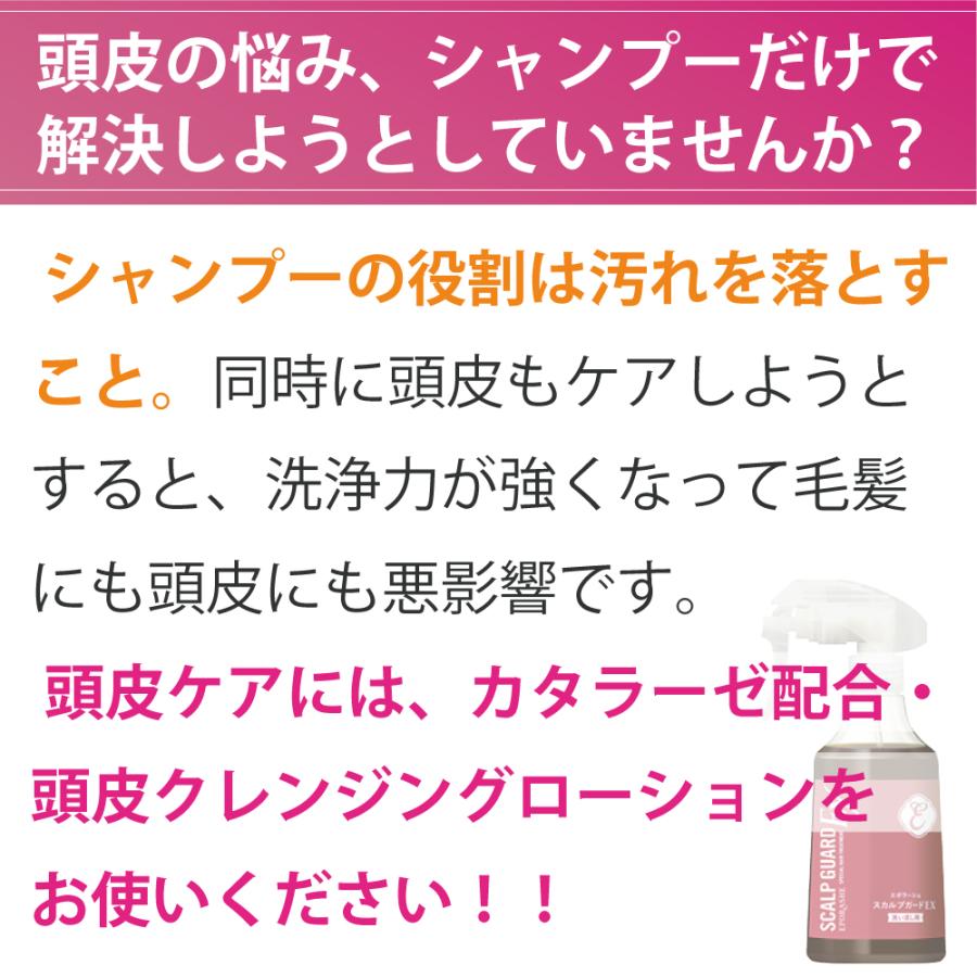 エポラーシェ スカルプガードEX 洗い流し専用 クレンジングスプレー 無添加 カタラーゼ 頭皮 |  | 09