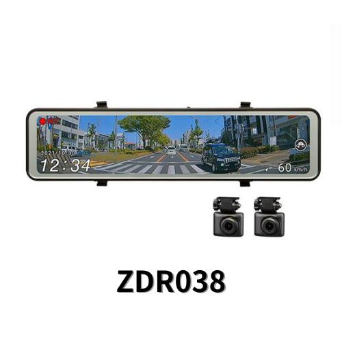 コムテック（Comtec） ZDR038 ドラレコ ミラー型 前後2カメラ STARVIS