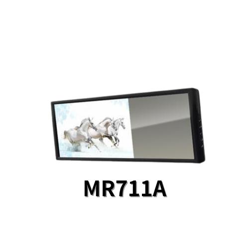【美品】MAXWIN MR711A◆7インチミラーモニター◆バックカメラ対応 MAXWIN（マックスウィン） MR711A MAXWIN ミラーモニター 薄型7インチ