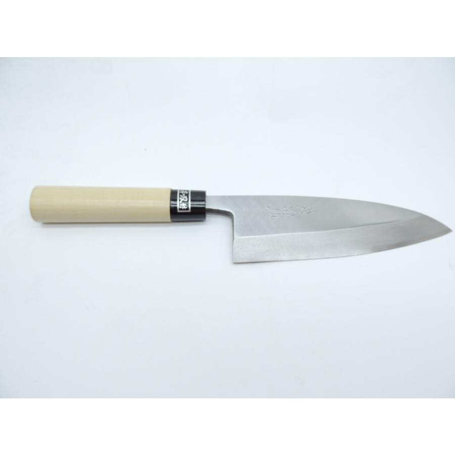 信靖 出刃包丁 18cm 180mm 再生品 白紙 安来鋼 D2C
