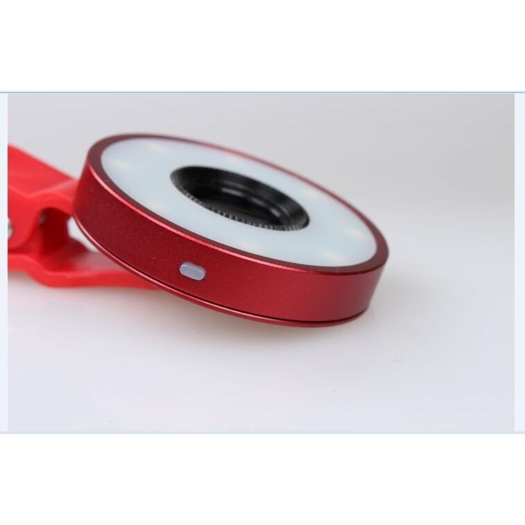 送料無料】一眼レフカメラのリングライトがコンセプト☆クリップ式充電