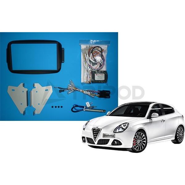 AG2-02BK-CAN Alfa Romeo/ジュリエッタ 2DIN取付キット（2014.06