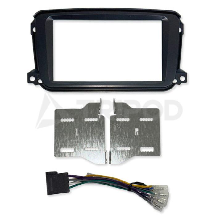 AVCSM451 2DINカーナビ取付キット smart フォーツークーペC451(MC後