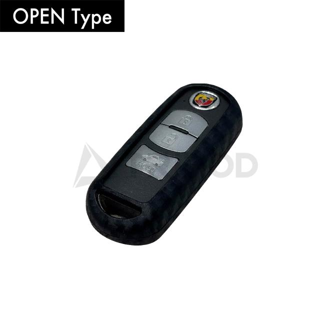 アバルト（ABARTH） CO-KCV-A124 カーボン調シリコンキーカバー for 