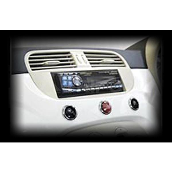 GE-FT102G FIAT 500/500C 1DINサイズのカーAV取付キット : 輸入車