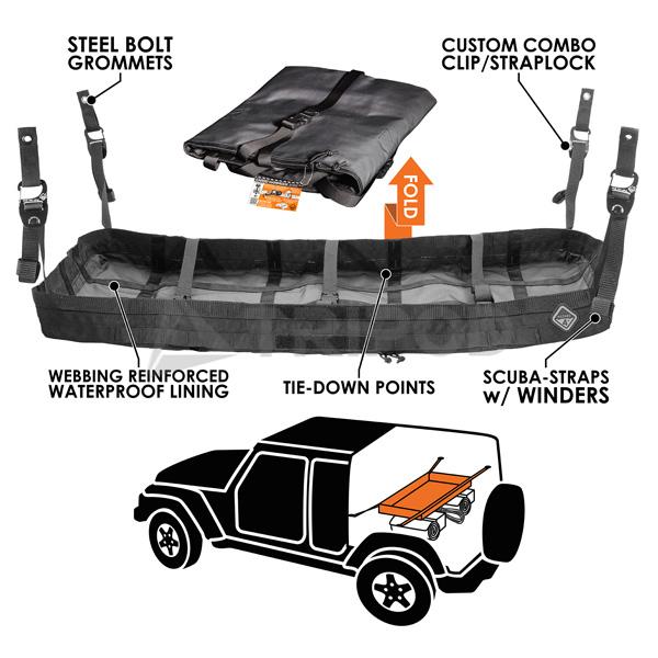 Wrangler（ラングラー） ハザード4 カーゴハンモック ジープ : 輸入車