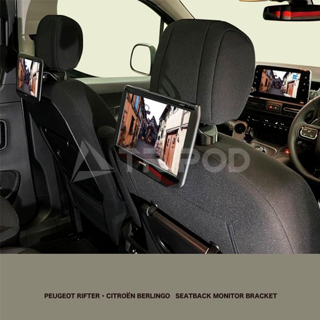 PEUGEOT（プジョー） アルパイン製 SSA9S専用 シートバックモニター