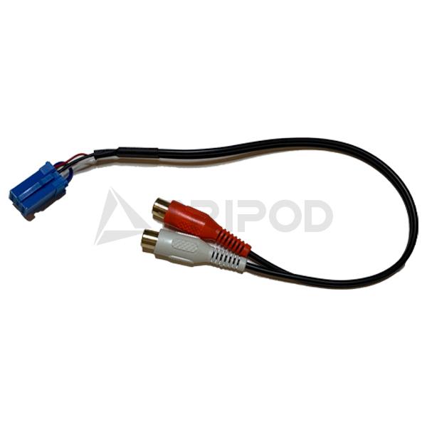 STFTAUX02 FIAT500 アバルト パンダ トリビュート ALFA MiTo 純正デッキ用AUXコード | FIAT