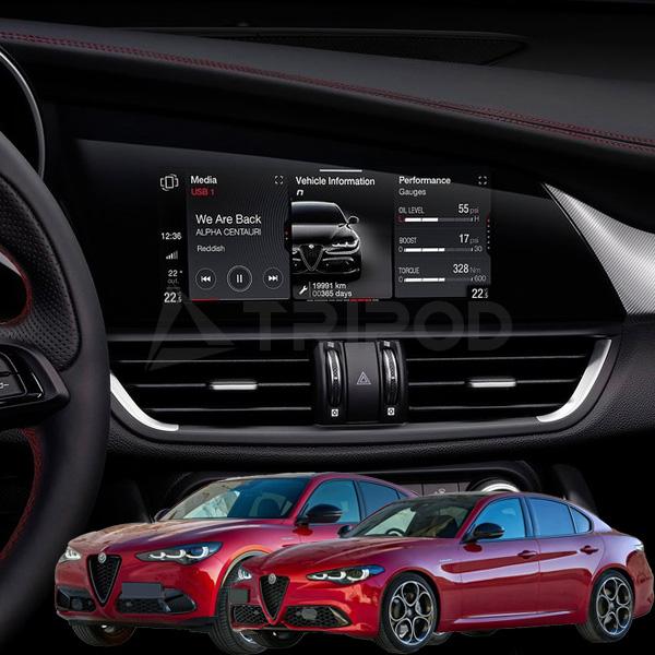 TP-AUXMJ4 純正地デジなしアルファロメオ ジュリア/ステルヴィオ 外部入力キット 3系統 地デジ・ミラーリングなど入力が可能になります。 | アルファロメオ | 01