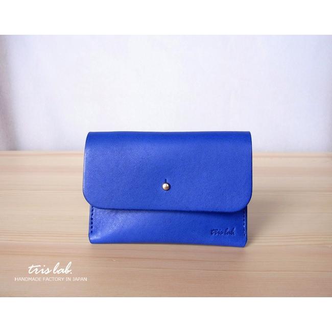 名刺入れ カードケース　イタリアレザー　（ブルー） | 