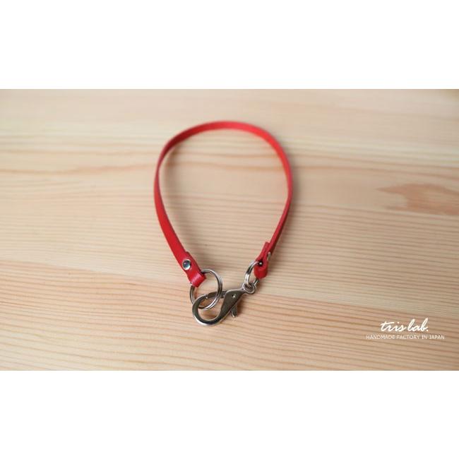 ストラップ　イタリアヌメ革のレザーストラップ（レッド）　ストラップ単品 |  | 02