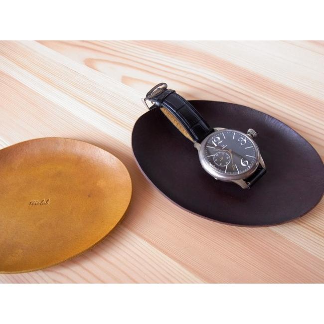 トレイ　レザートレー　アンティーク色　イタリアヌメ |  | 02