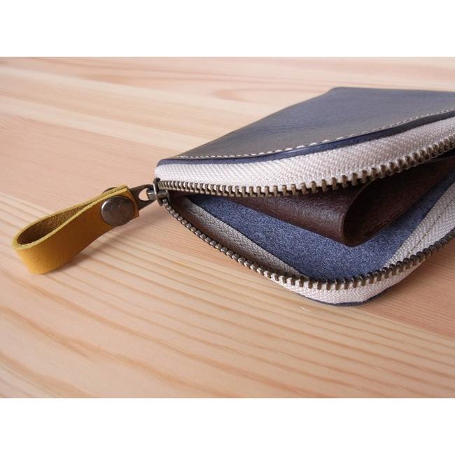ちいさなお財布　新色　【ネイビーブルー】　イタリアレザー |  | 01