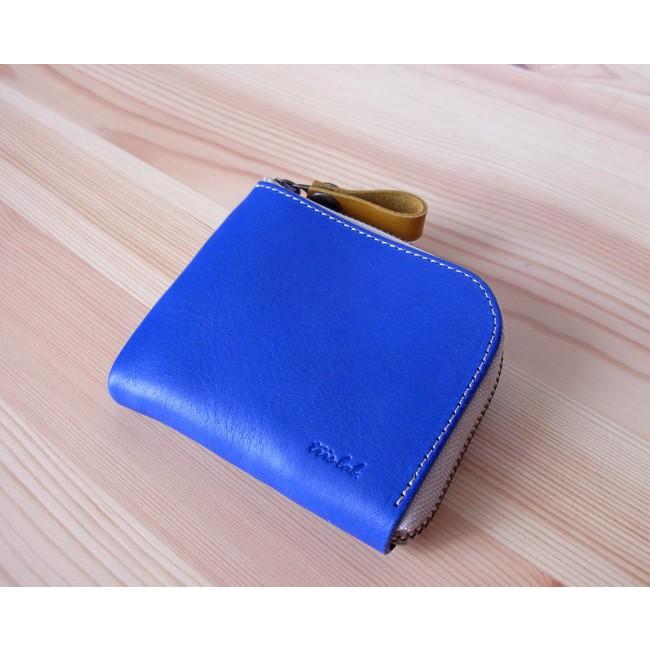 ちいさなお財布　限定革　【マリンブルー】　イタリアレザー | 