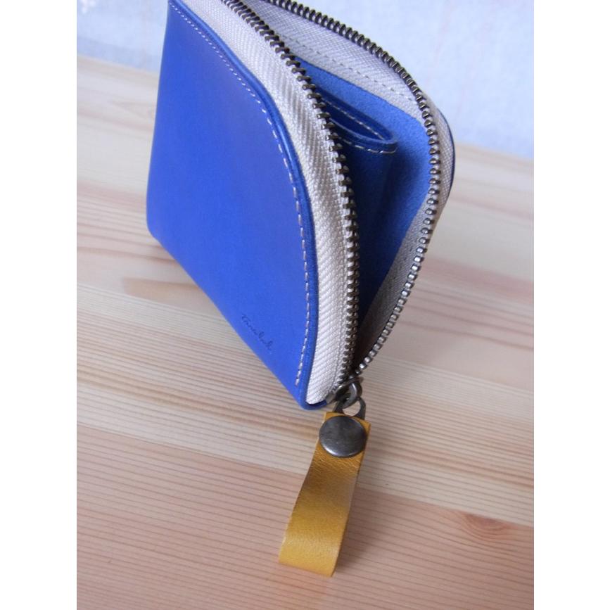 ちいさなお財布　限定革　【マリンブルー】　イタリアレザー |  | 02