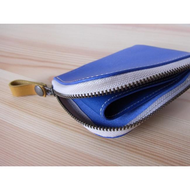 ちいさなお財布　限定革　【マリンブルー】　イタリアレザー |  | 03