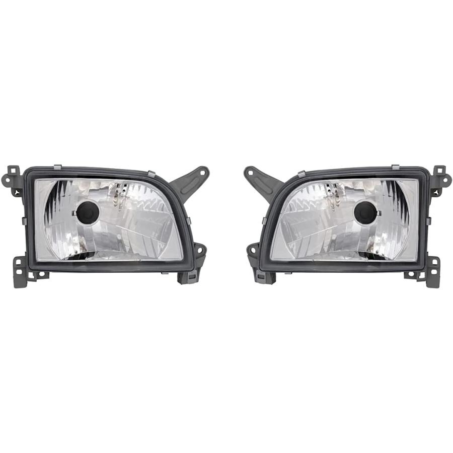 ハイエース 100系 バン クリスタルヘッドライト 左右セット : トライ