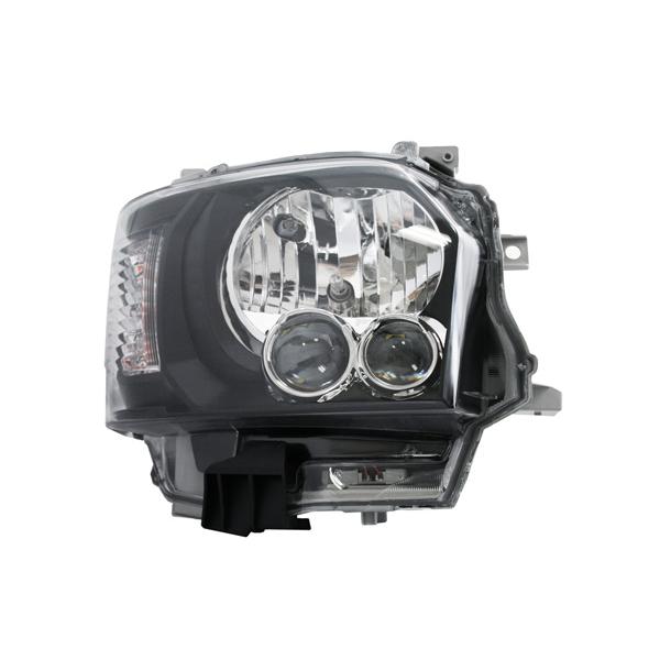 ハイエース 200系 4型 5型 6型 レベライザー 付 LED ブラックインナー