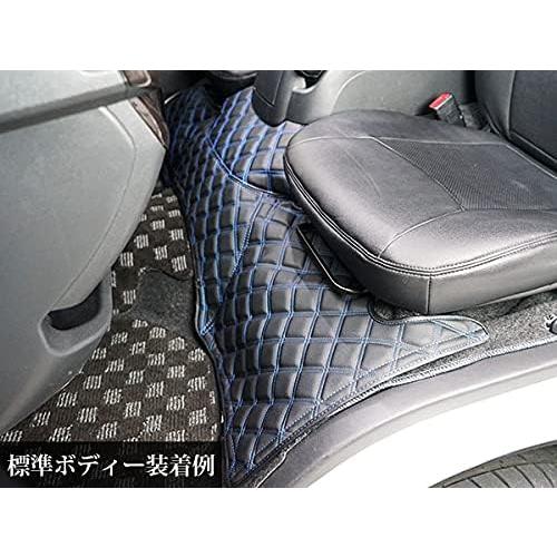 ハイエース デッキカバー ブルーステッチ ワイドボディ用 200系 1型~8 