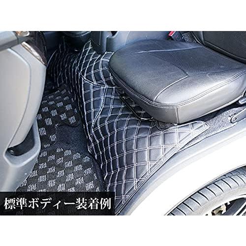 ハイエース デッキカバー 白ステッチ ワイドボディ ワゴン 用 200系 1