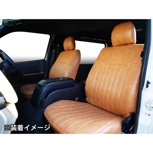 ハイエース シートカバー DX グレード フロント セカンド用 6人乗り用 