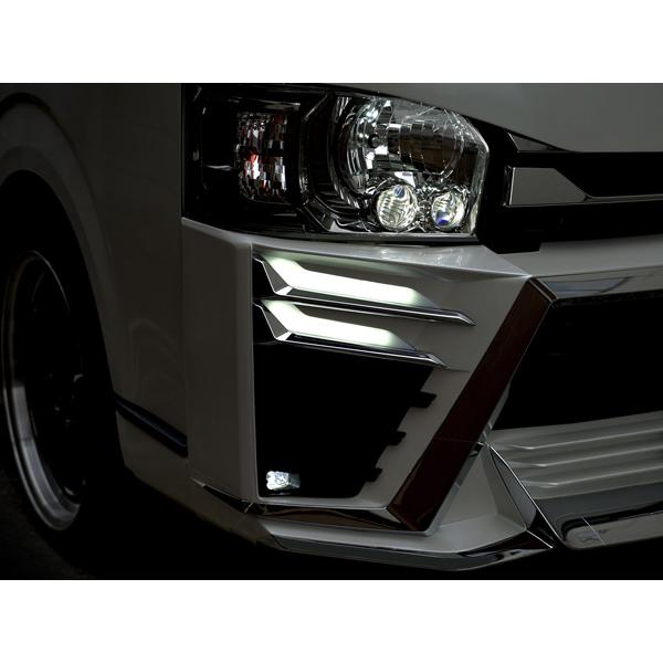 ハイエース 200系 カスタム バンパー キット ファイバー