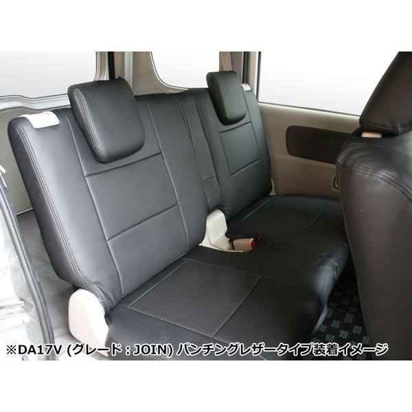 エブリイワゴン DA17V エブリイバン レッドステッチ レザーシート