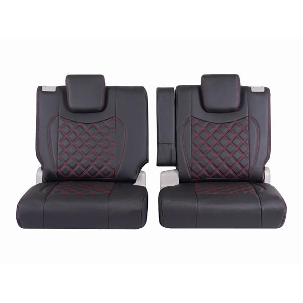 エブリィバン　DA17V 前席シート エブリイワゴン DA17V エブリイバン レッドステッチ レザーシート