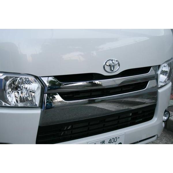 ハイエース 200系 4型 5型 6型 7型 純正タイプ オールメッキグリル