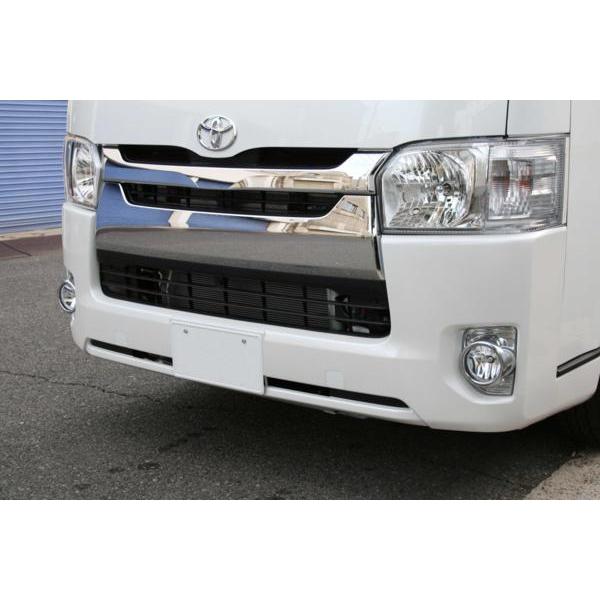 ハイエース 200系 4型 5型 6型 フォグランプカバー オールメッキ 左右