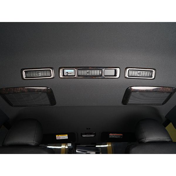 ハイエース 200系4型 〜 8型 ダークプライム 黒木目マホガニー調 リア