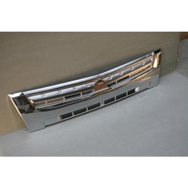 三菱ふそう キャンター メッキパーツ フロントグリル 2t ワイド ブルー