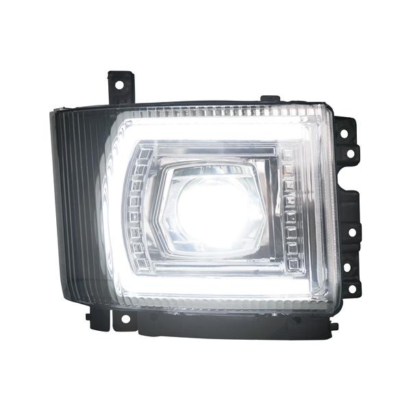 いすゞ（ISUZU） 07 エルフ ハイキャブ ワイドキャブ LEDヘッドライト