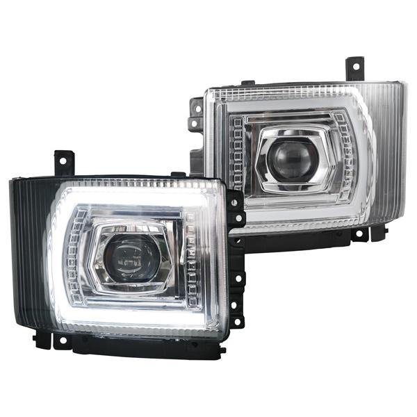 いすゞ（ISUZU） 07 エルフ ハイキャブ ワイドキャブ LEDヘッドライト