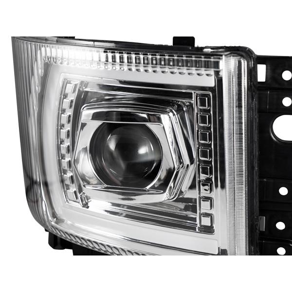 いすゞ（ISUZU） 07 エルフ ハイキャブ ワイドキャブ LEDヘッドライト