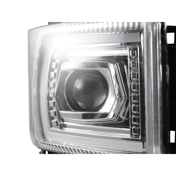 いすゞ（ISUZU） 07 エルフ ハイキャブ ワイドキャブ LEDヘッドライト