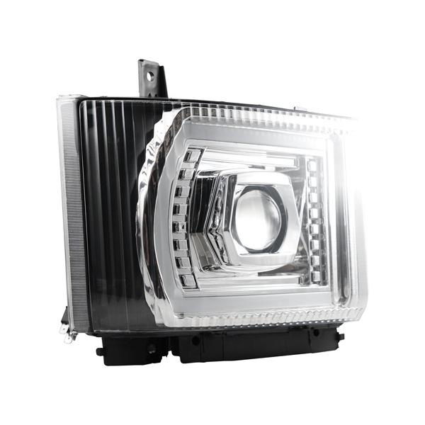 いすゞ（ISUZU） 07 エルフ ハイキャブ ワイドキャブ LEDヘッドライト