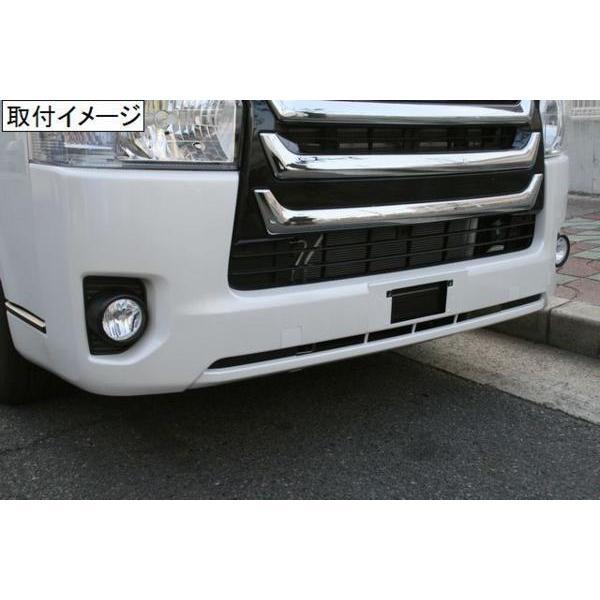 【受渡者決定】ハイエース 200系 フロントバンパー　４型～７型　標準ボディ用　ハイエース 200系 TRD風 ハイエース 200系 フロントグリルガード 7型 6型 5型 4型 3型 後期