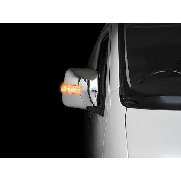 ハイエース 200系 DX用 LEDウインカー付き メッキドアミラー 左右