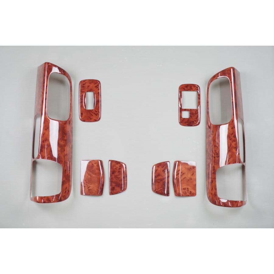 日野自動車 日野 NEW プロフィア ドアインテリア ウッドパネル 8P 茶