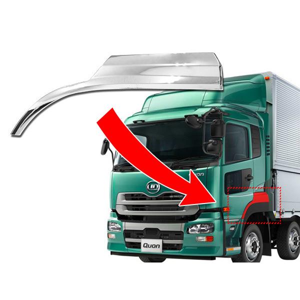 日産 UDトラックス クオン パーフェクトクオンメッキ フェンダーパネル 左右 UDトラックス 日産UD クオン パーフェクトクオン メッキ フェンダー