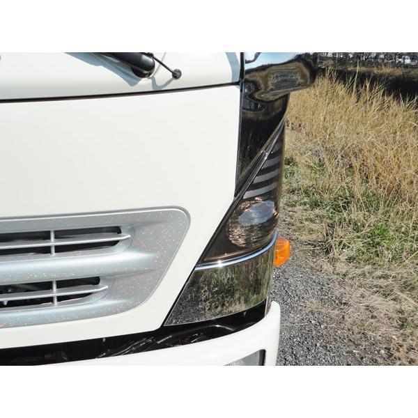 日野自動車 レンジャープロ スモーク コーナーレンズ 左右 交換タイプ