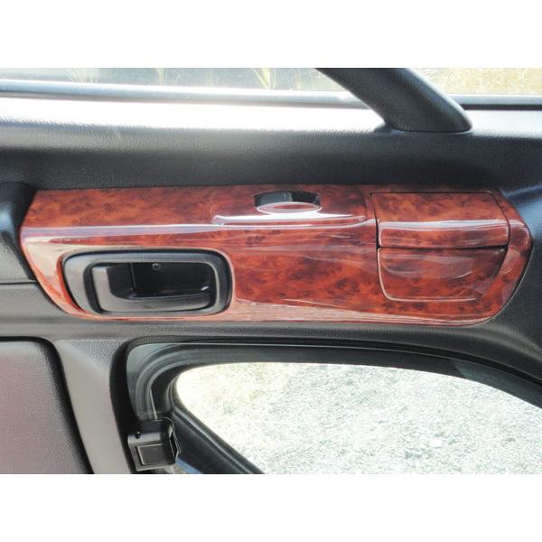 日野自動車 レンジャープロ インテリアパネル 8P 茶木目調 貼付タイプ