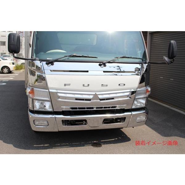 canter ブルーテック キャンター メッキ ワイパー グリル バンパー 