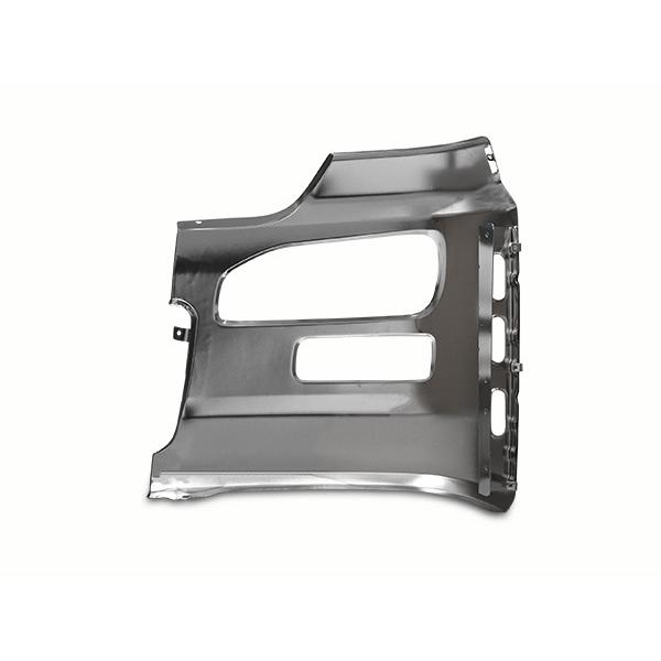 日産 UD クオン エアダム有 メッキフロントバンパー サイド部分 左右セット UDトラックス 日産 UD クオン H17〜 エアダム 無 3分割 フロント