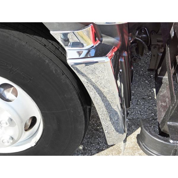 レンジャー メッキ マッドガード カバー 左右 貼付けタイプ 泥除け 左右 日野自動車 レンジャー メッキ マッドガード カバー 左右 貼付け